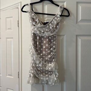 Polka Dot Ruffle Dress